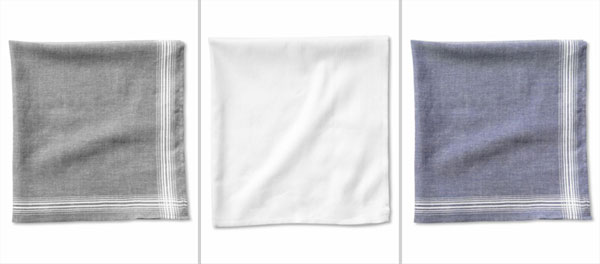 Banana Republic’s Mad Men Collection: Cotton Pocket Squares