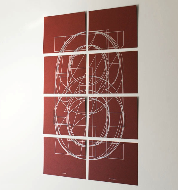 Helvetica Exploded Poster