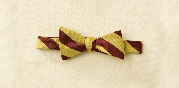 Ralph Lauren Rugby Striped Bow Tie